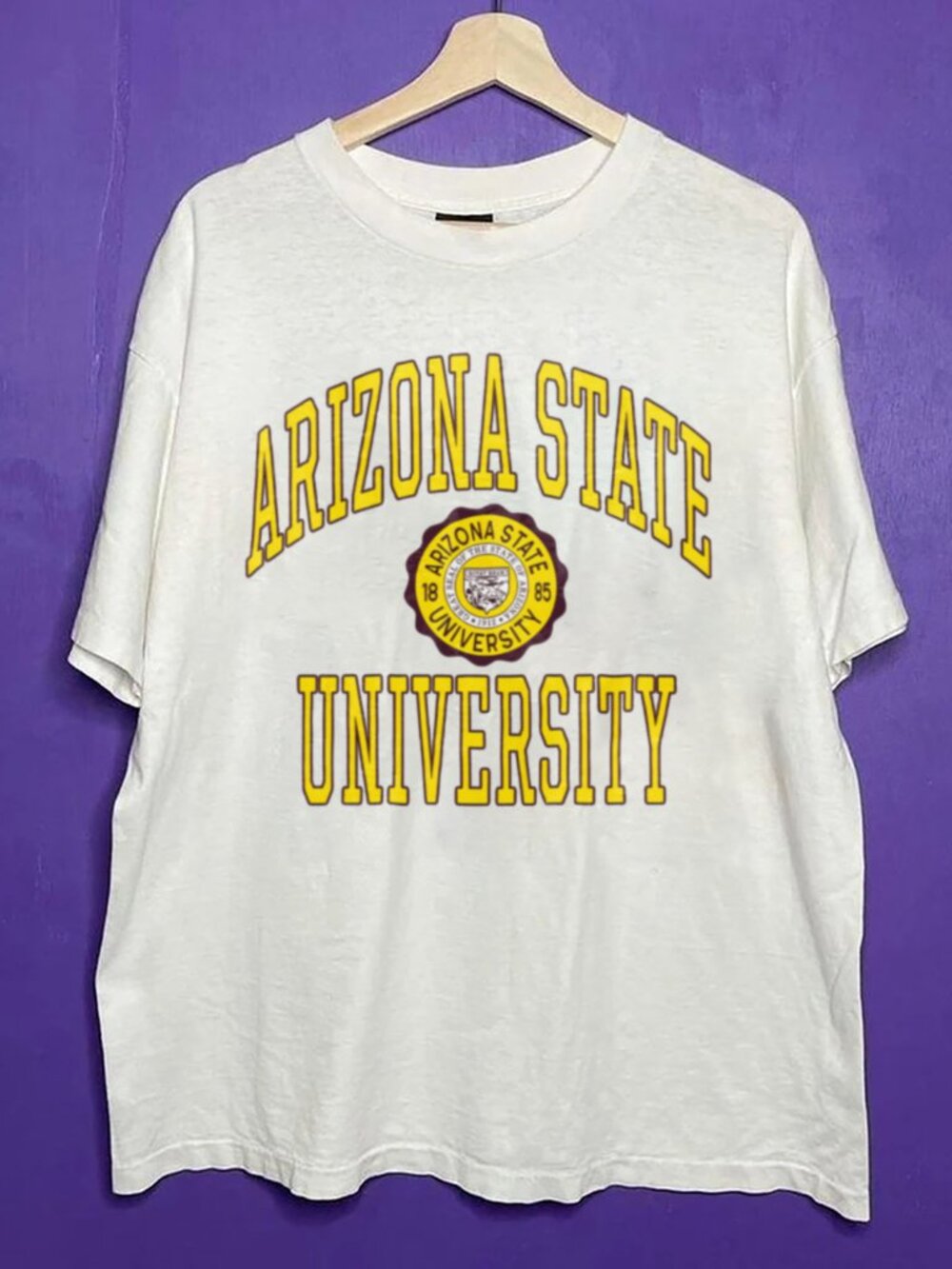 Vintage Arizona State University Crewneck Shirt, Arizona State Sun Devils Shirt